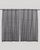 5 Square Buta Cotton Handloom Curtain- Grey - Single Piece - 7.5X3 Feet
