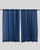 Sirigadi Checks Cotton Handloom Curtain - Blue - Single Piece - 4X3 Feet
