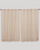 Jali Buta Jamdani Cotton Handloom Curtain- Cream - Single Piece - 6X3 Feet