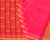 Solitaire Zari Buta Cotton Handloom Saree - Red 