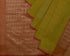 Jazz Ballakammi Cotton Zari Handspun & Handloom Saree - Green