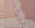 Leaf Dobby Natural Dyed Cotton Zari Handloom Saree - Pink & Silver