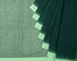 Small Temple Kada Kuppadam Cotton Handspun & Handloom Saree - Green