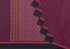 Peepal Leaf Jacquard Cotton Handloom Saree - Pink and Black