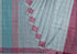 Zaara Checks Silk Handloom Saree - Grey