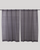 Turned Weft Plain Weave Cotton Handloom Curtain- Grey - Single Piece - 4X3 Feet