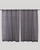 Turned Weft Plain Weave Cotton Handloom Curtain- Grey - Single Piece - 6X3 Feet