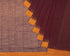 Small Temple Kada Kuppadam Cotton Handspun & Handloom Saree - Red Yellow