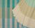 Stripes Turned Weft Bars Dobby Cotton Handloom Saree - Sage Blue