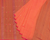 Musical Keys Zari Jamdani Cotton Handloom Saree - Orange