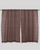 IR Rain Dobby Cotton Handloom Curtain - Brown - Single Piece - 4X3 Feet