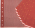 Pinwheel Jamdani Cotton Handspun Saree - Orange