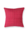 IR Rain Dobby Cotton Handloom Cushion - Pink - 16X16 inches - Single Piece