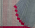 Patnulu Kuppadam Stairs Cotton Handloom Saree - Grey