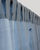 Rocket Buta Cotton Handloom Curtain- Blue - Single Piece - 7.5X3 Feet
