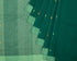 Aku Stripe Jamdani Cotton Zari Handspun & Handloom Saree - Green