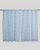 5 Square Buta Cotton Handloom Curtain- Blue - Single Piece - 4X3 Feet