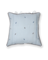 Rocket Buta Cotton Handloom Cushion - Blue - 16X16 inches - Single Piece