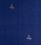 3 Leaves Zari Buta Cotton Handloom Fabric - Blue