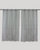 Patchwork Jamdani Cotton Handloom Curtain- Grey - Single Piece - 7.5X3 Feet