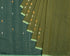 Blossom Jamdani Cotton Zari Handspun & Handloom Saree - Green