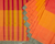 Topsy Turvy Kuppadam Cotton Handloom Saree - Orange & Yellow
