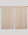 Jali Buta Jamdani Cotton Handloom Curtain- Cream - Single Piece - 7.5X3 Feet