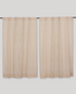 Jali Buta Jamdani Cotton Handloom Curtain- Cream - Single Piece - 6X3 Feet