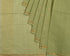 Tripatra Jamdani Cotton Zari Handloom Saree - Green