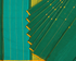 Trishulam Zari Jamdani Cotton Handloom Saree - Green