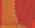 OP 5 Plain Cotton Handloom Saree - Orange