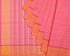 Fish and Water Stripe Jamdani Cotton Handloom Saree - Pink