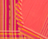 Rainbow Zari Stripes Cotton Handloom Saree - Orange