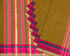 Rainbow Zari Stripes Cotton Handloom Saree - Green