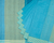 Check Border Kuppadam Cotton Handloom Saree- Blue