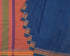 Leheriya Dobby Cotton Zari Handloom Saree -  Blue