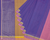 Lotus Zari Dobby Cotton Handloom Saree - Blue