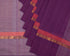 Fringe Fest Dobby Cotton Zari Handloom Saree - Purple