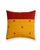 Square Phony Buta Cotton Handloom Cushion - Red & Yellow