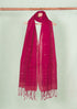 Celebration Jamdani Cotton Zari Handloom Dupatta - Pink
