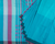 SumanZari Buta Cotton Handloom Saree - Turquoise & Pink