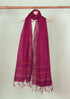 Golusu Ballakammi Cotton Zari Handloom Dupatta - Pink