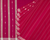 Barcode Buta Cotton Handloom Saree - Pink