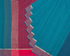 Leaf Zari Dobby Cotton Handloom Saree - Blue