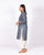 Shirt Collar Kurta- Grey