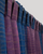 Turned Weft Cotton Handloom Curtain- Blue & Pink - Single Piece - 6X3 Feet