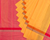 Fringe Fest Dobby Cotton Handloom Saree - Yellow