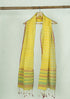 Golusu Ballakammi Cotton Handloom Stole - Yellow