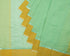 Leaf Dobby Cotton Zari Handloom Saree - Green