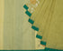 Rose Bed Kuppadam Paperwork Cotton Zari Handspun & Handloom Saree - Green